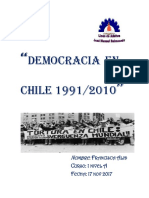 Democracia en Chile 1991 Trabajo