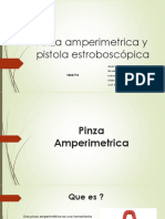 Pinza Amperimetrica y Pistola Estroboscópica