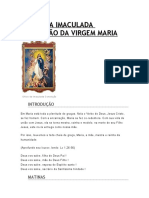 OFÍCIO DA IMACULADA CONCEIÇÃO DA VIRGEM MARIA.doc