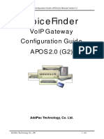 APOS - G2 Voice Configuration Guide PDF