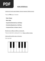 Basic Intervals PDF