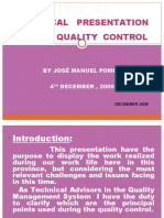 Technical Presentation About Quality Control