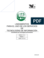 D-TIC-01 - Lineamientos para El Uso de Los Servicios de TI - V7