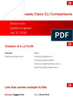 Brocade Cisco CLI Comparison