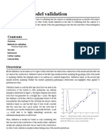 Statistical Model Validation