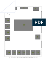 Notes:-: Fig.. Lab Layout of Measurement and Instrumentation Lab