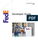 FedEx WebServices DevelopersGuide v2019