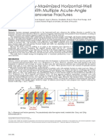 Productivity-Maximized Horizontal-Well Design With Multiple Acute-Angle Transverse Fractures