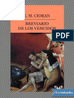 Cioran y su Breviario de los vencidos