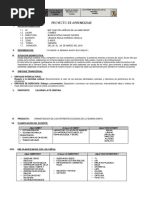 Sesiones de Aprendizaje para Inicial 3 Años | PDF | Aprendizaje | Salón ...