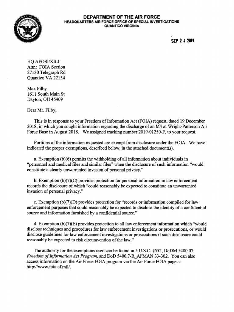 AFOSI WrightPatterson Air Force Base Active Shooter Scare