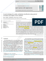 A Novel Technique for Cardiac Arrhythmia Classification Using Spectral Correlation and Support Vector Machines