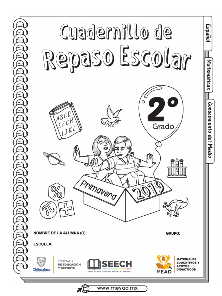 Cuadernillo de Repaso Segundo Grado | PDF | Naturaleza