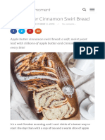 Apple Butter Cinnamon Swirl Bread - Baking A Moment