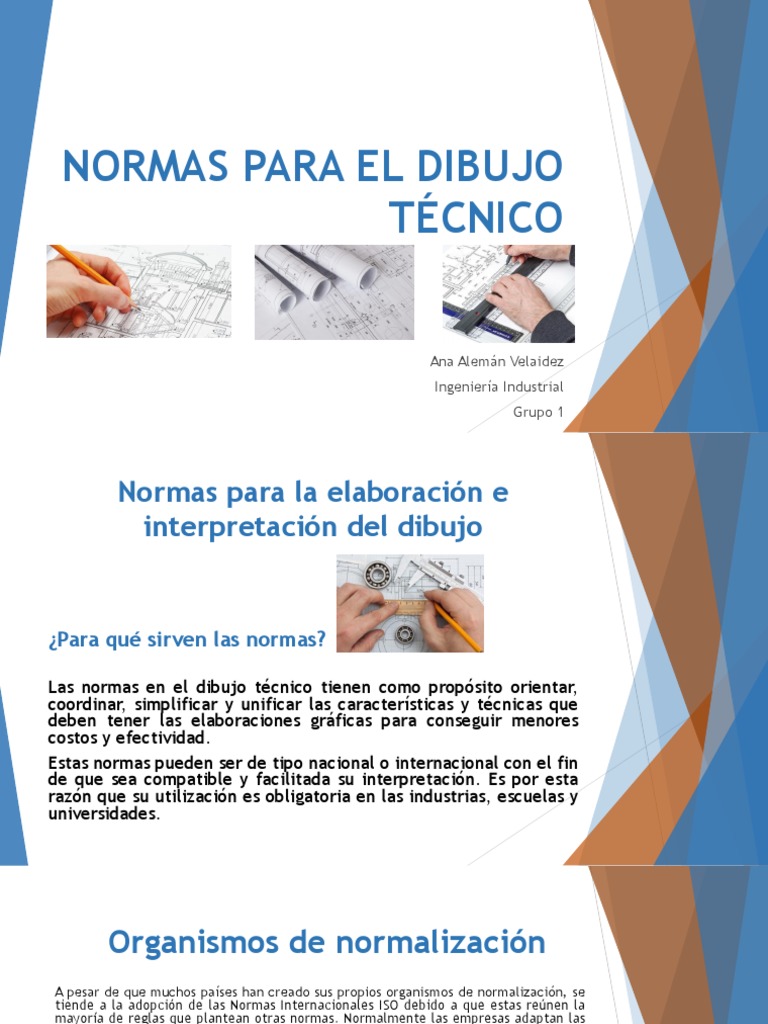 Normas para El Dibujo Técnico | PDF | Dibujo técnico | Organización  internacional para la estandarización