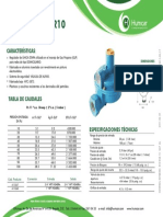 R10 regulador GLP domiciliario único etapa