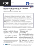 Automating Data Extraction in Systematic Reviews: A Systematic Review