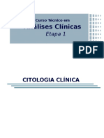 Curso Técnico em Análises Clínicas: Citologia Clínica