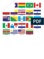 Banderas de Los Paises Del Mundo en Ingles