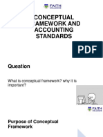Conceptual Framework and Accounting Standards
