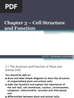 Chapter 03 - Cell Structure and Function