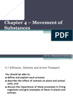 Chapter 4 - Movement of Substances