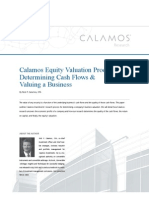 Calamos Equity Valuation Process: Determining Cash Flows & Valuing A Business