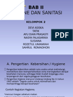 Hygiene Dan Sanitasi