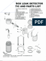 Schematic and Parts List: Stuffing Box Leak Detector