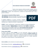 Certificacion de Servicio Tecnico 2017 PDF