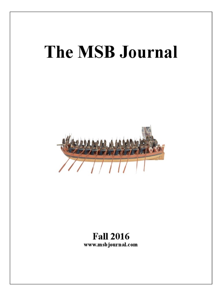 The MSB Journal: Fall 2016 | PDF | Ships | Nature