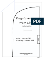 Pram Liner Pattern Rebel Q Sewoutnumbered PDF