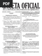 Gaceta Oficial 41718 Sumario