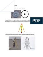 Total Station Set Up Procedure