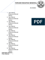 Lembar Deskripsi Endapan MIneral