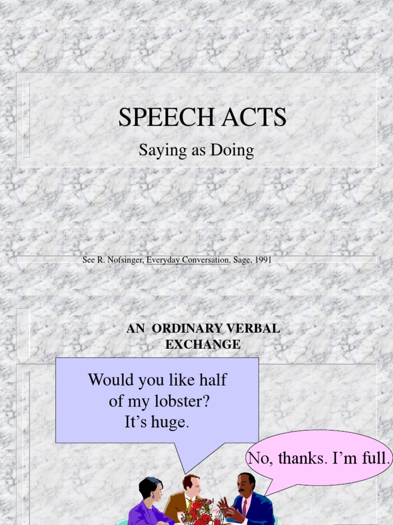 Speech Act Pdf Pdf Philosophical Theories Communication