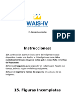 WAIS-IV - 15. Figuras Incompletas