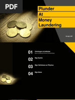 Money Laundering and Plunder