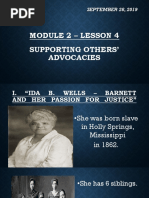 Module 2 - Lesson 4 (Ida Wells) at Discussion