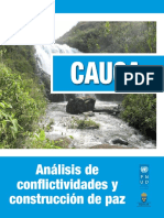 Analísis de Conflictividades y Contrucción de Paz PDF
