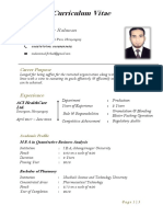 Curriculum Vitae: Md. Sorforajur Rahman