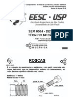 Componentes de fixação e soldagem em desenho técnico