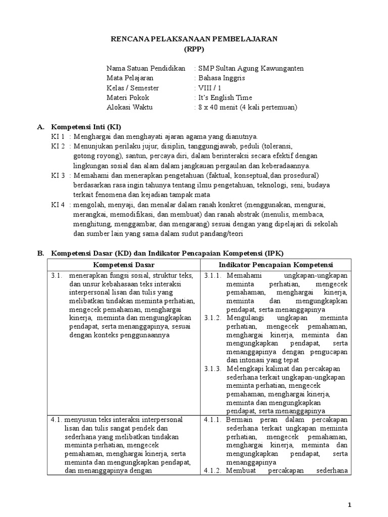 35++ Contoh soal bahasa inggris kls 8 menghargai kinerja yang baik info