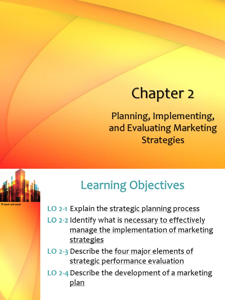 Chapter 2 - Planning Implementing Evaluating Marketing Strategies | PDF ...