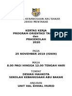 Program Orientasi Tahun 1 2020