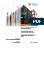 SANTARREMIGIA - Diseño Básico Del Layout de Una Terminal Interior de Contenedores Con Mercancías PDF