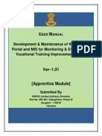 Development & Maintenance of Web Based Portal and MIS For Monitoring & Evaluation of Vocational Training Improvement Project