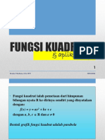 Fungsi Kuadrat Dan Aplikasi