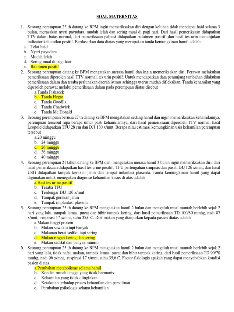 Soal Perawat Pdf