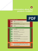 Is Information About The Products Credible?: Sourcing and Legality Aspects